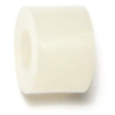Midwest Fastener Round Spacer, Nylon, 1/4 in Overall Lg, 0.171 in Inside Dia, 35 PK 65785